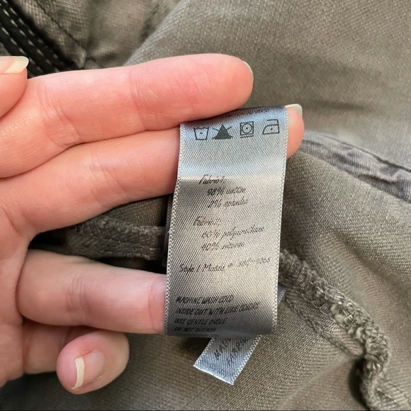 Blank NYC Cargo Moto Biker Jacket with Vegan Leather Panels XS - Picture 5 of 9